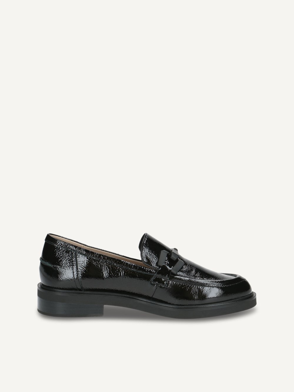 Caprice Slipper - Schwarzes Nappaleder