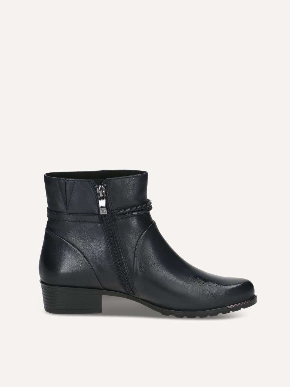 Caprice Stiefelette - Ozeanfarbenes Nappaleder