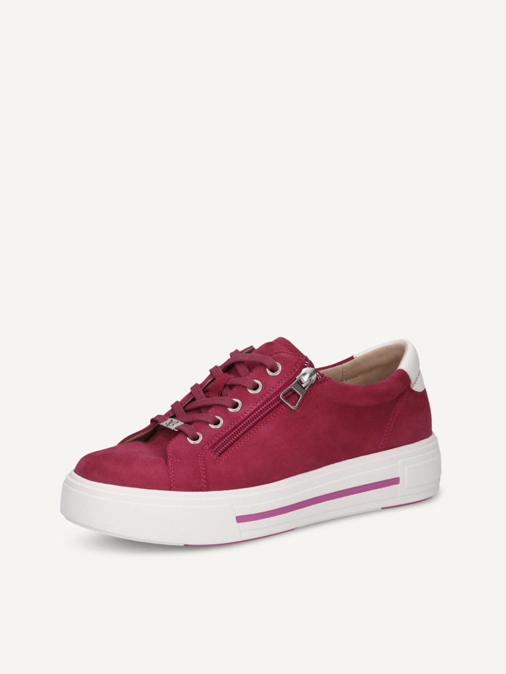 Caprice Sneaker - Rosa Wildleder