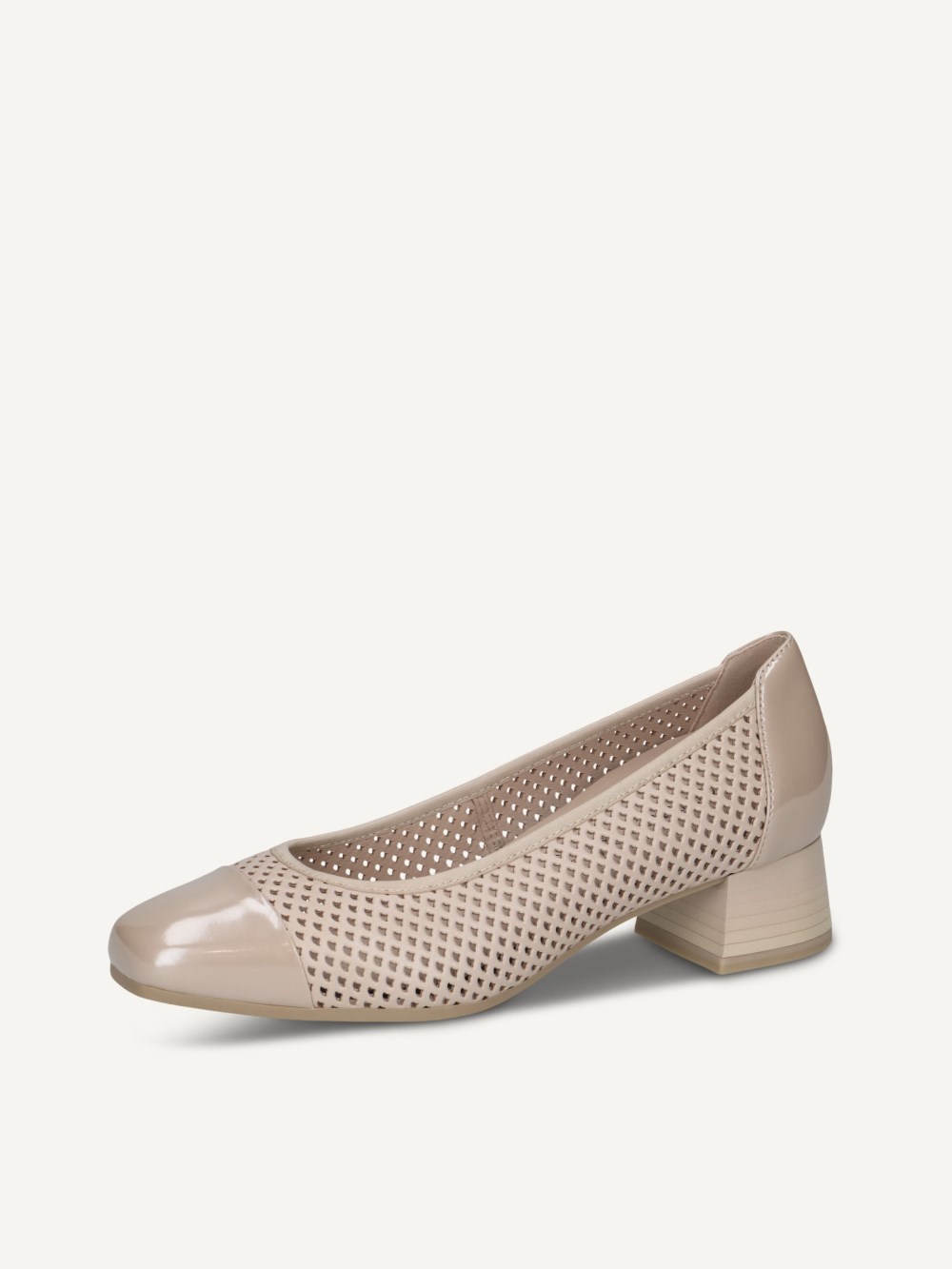 Caprice Pumps - Beige-Perlmutt-Kamm