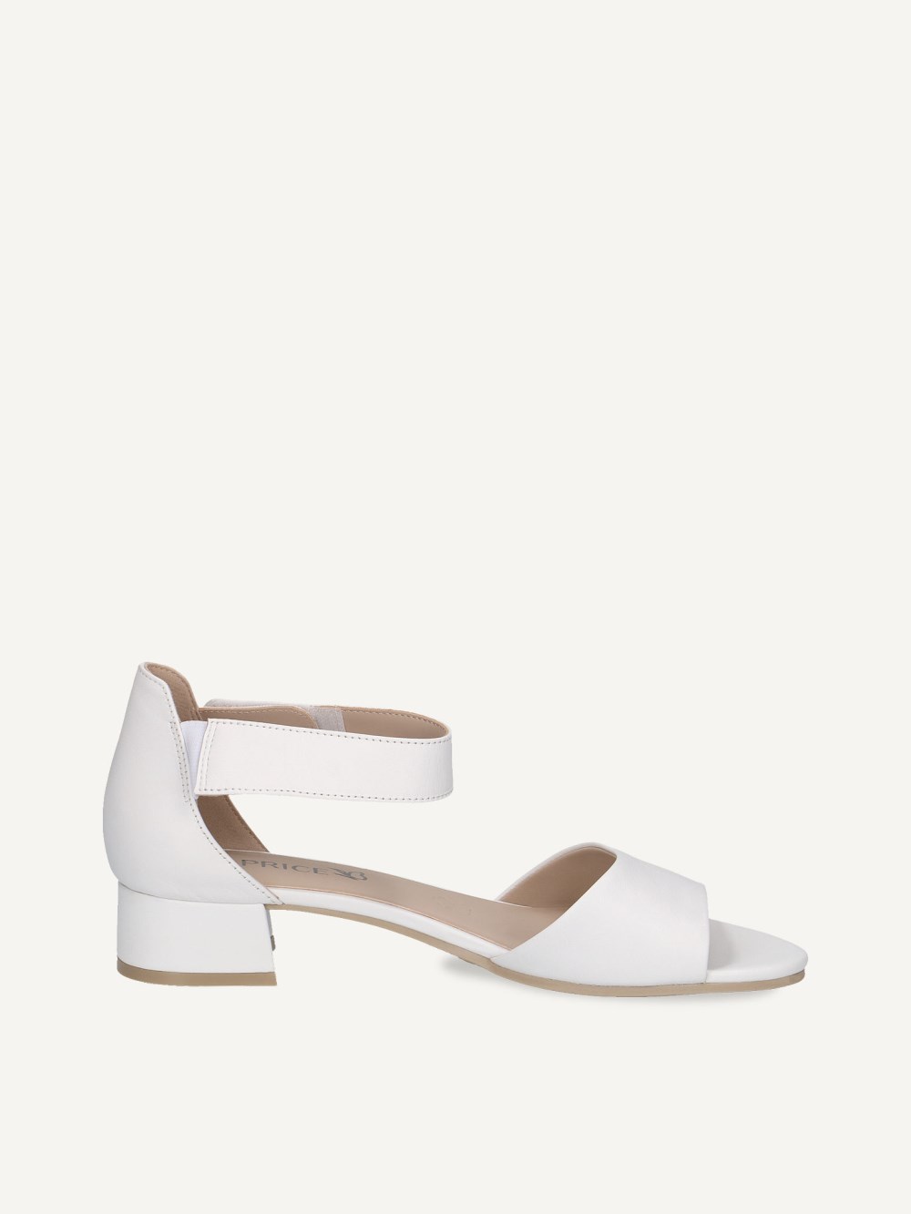 Caprice Sandalette - Weißes Nappaleder