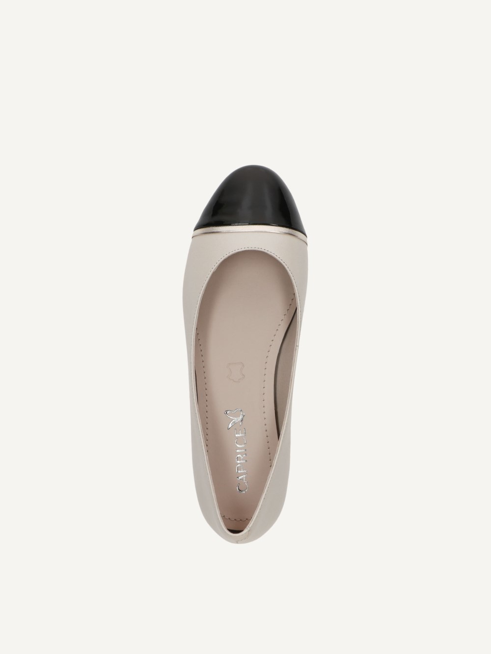 Caprice Ballerina - Cremefarbener Kamm