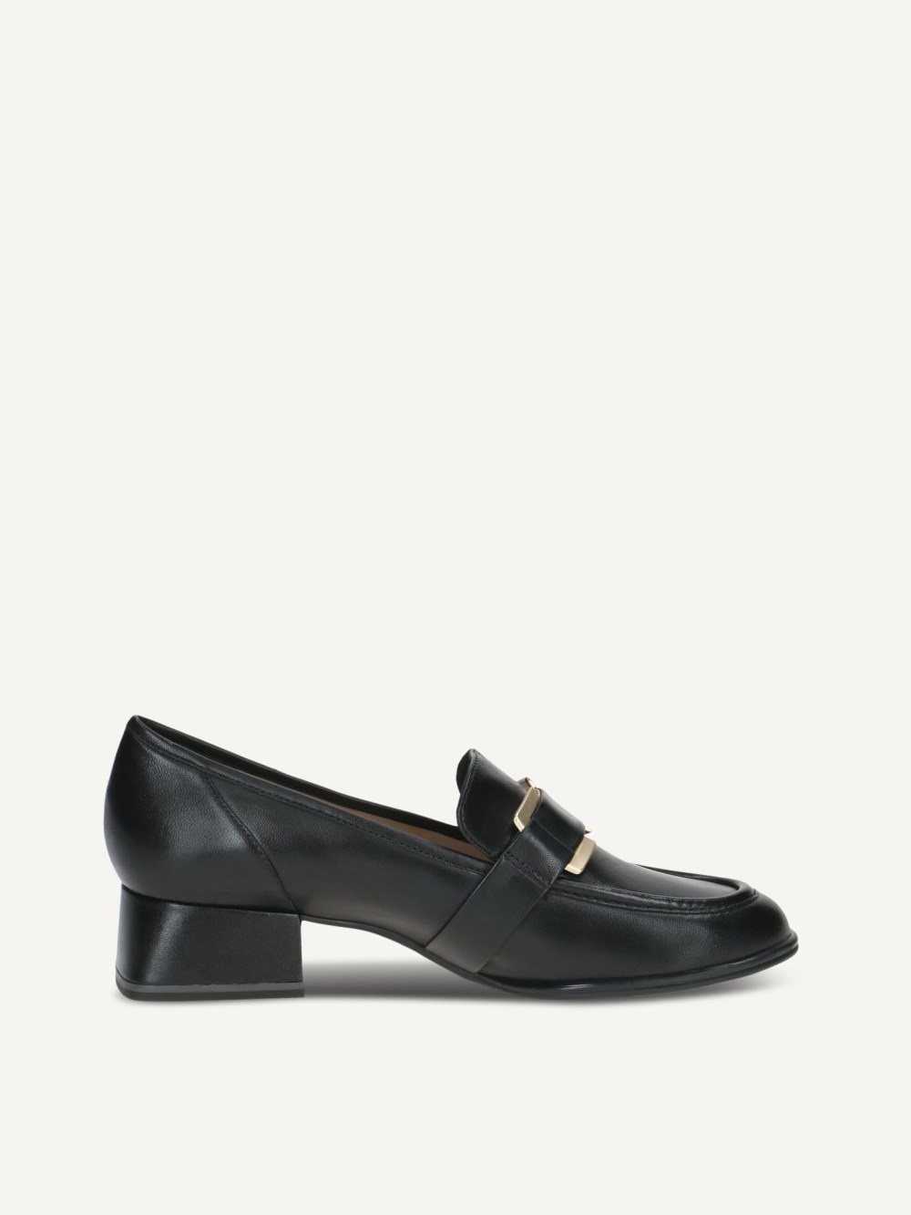 Caprice Slipper - Schwarzes Nappaleder