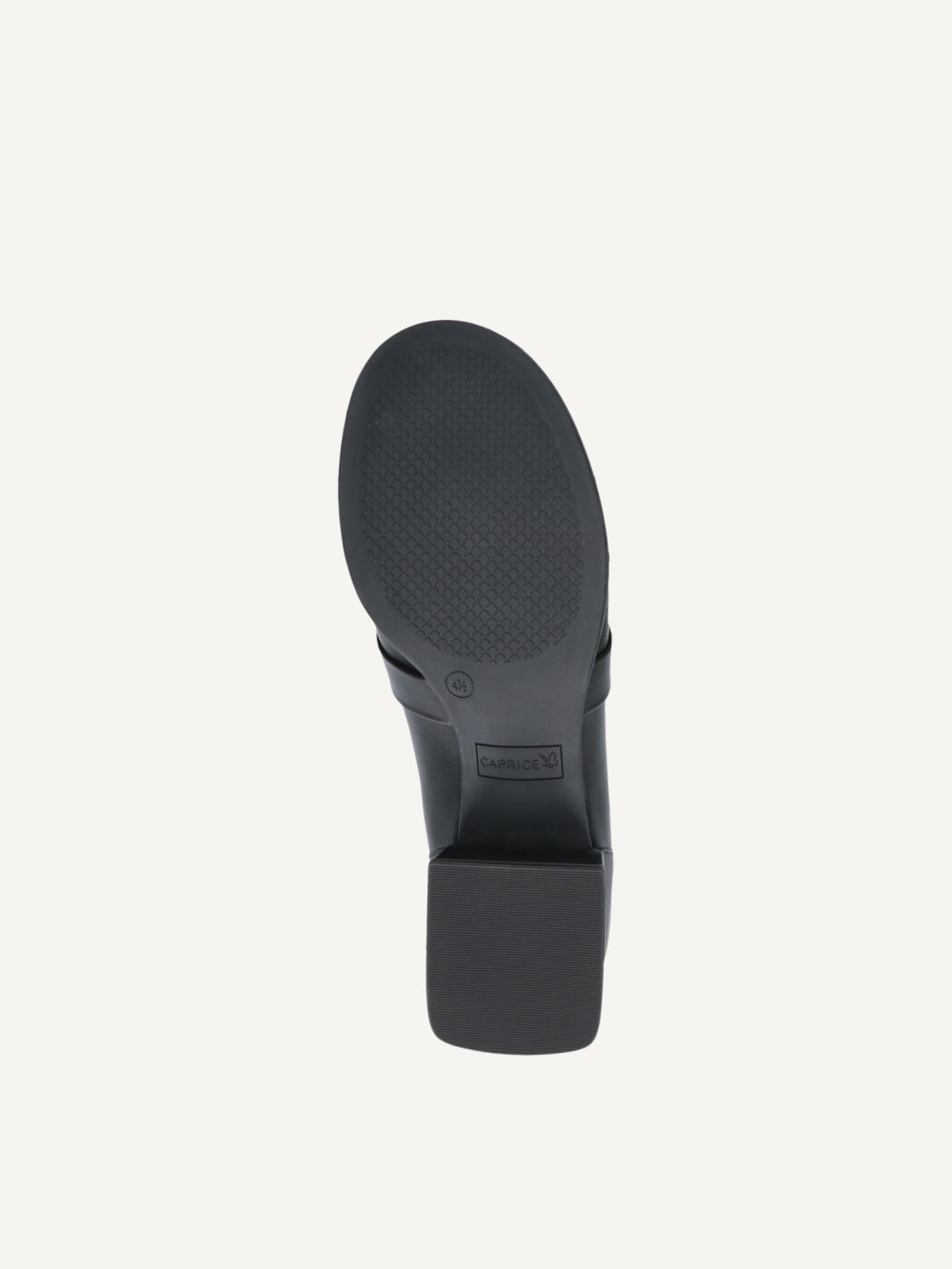 Caprice Slipper - Schwarzes Nappaleder