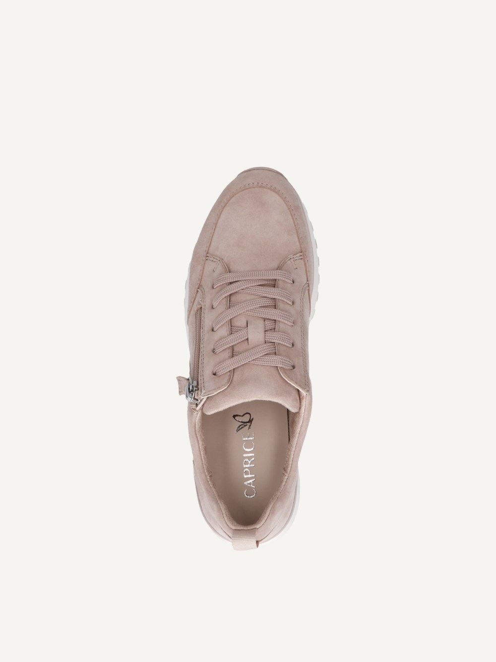 Caprice Sneaker - Sandfarbenes Wildleder