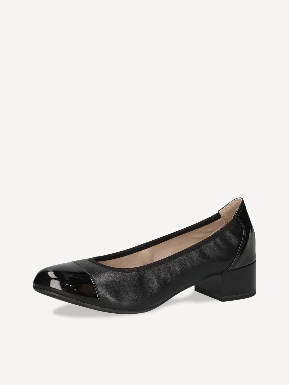 Caprice Pumps - Schwarzes Nappaleder