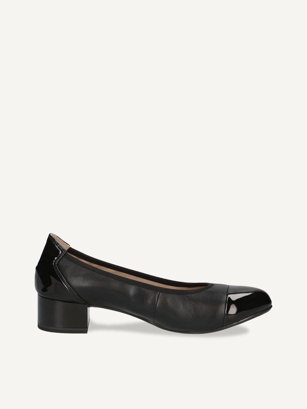 Caprice Pumps - Schwarzes Nappaleder