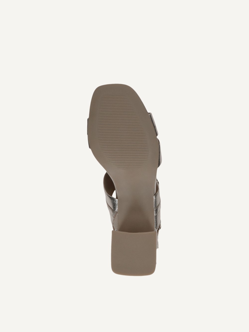 Caprice Sandalette - Platin Metal.