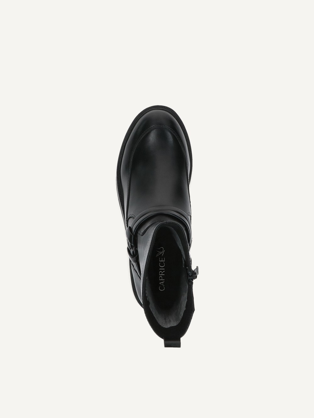 Caprice Stiefelette - Schwarzes Nappa