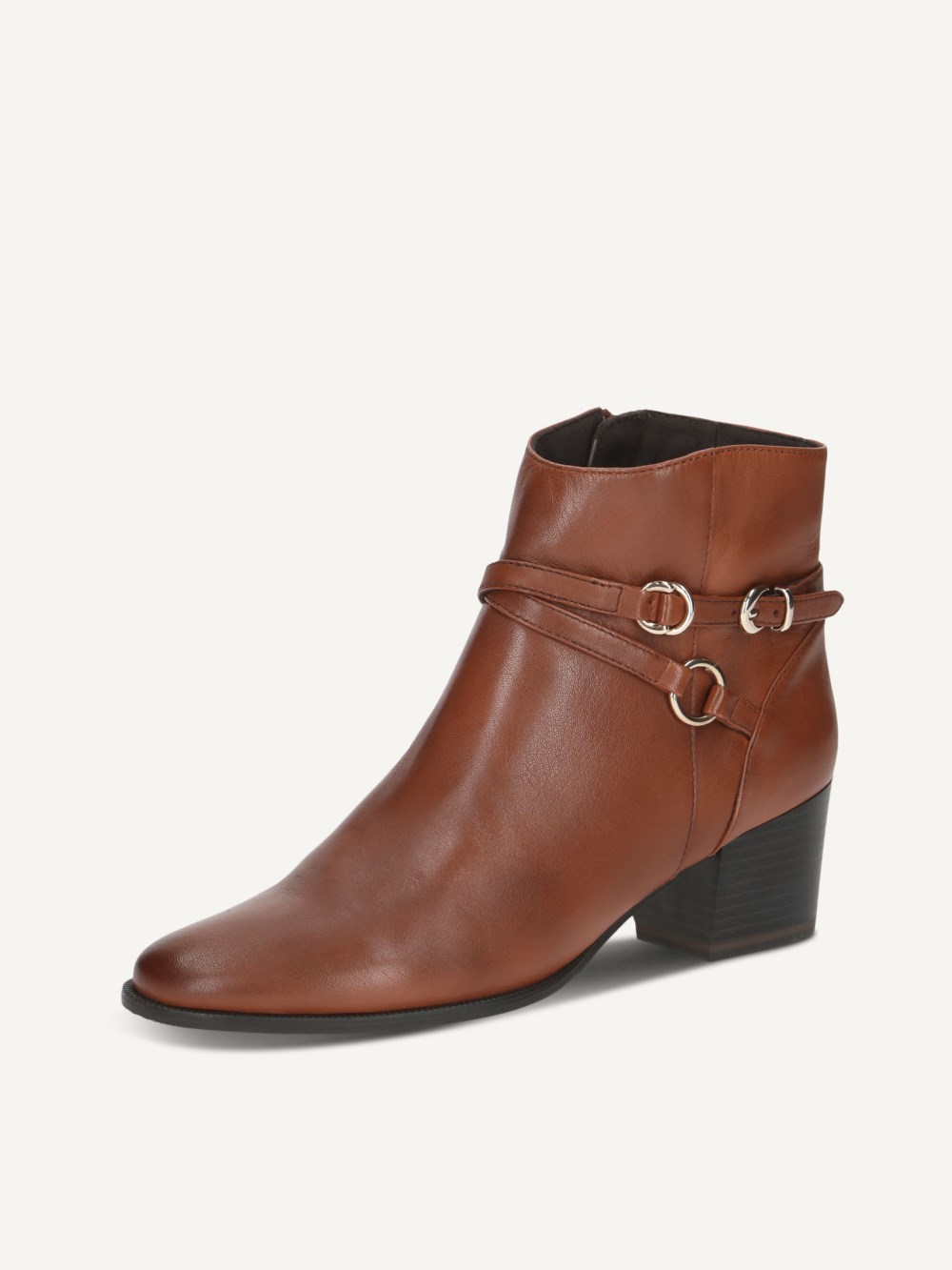 Caprice Stiefelette - Cognac-Nappaleder
