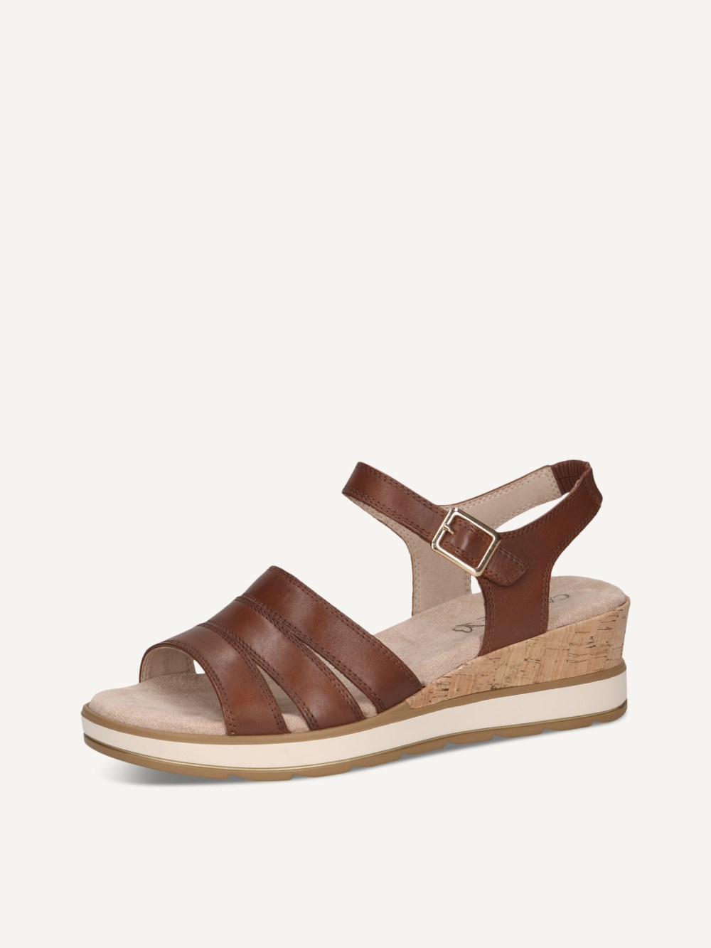 Caprice Sandalette - Cognac-Nappa