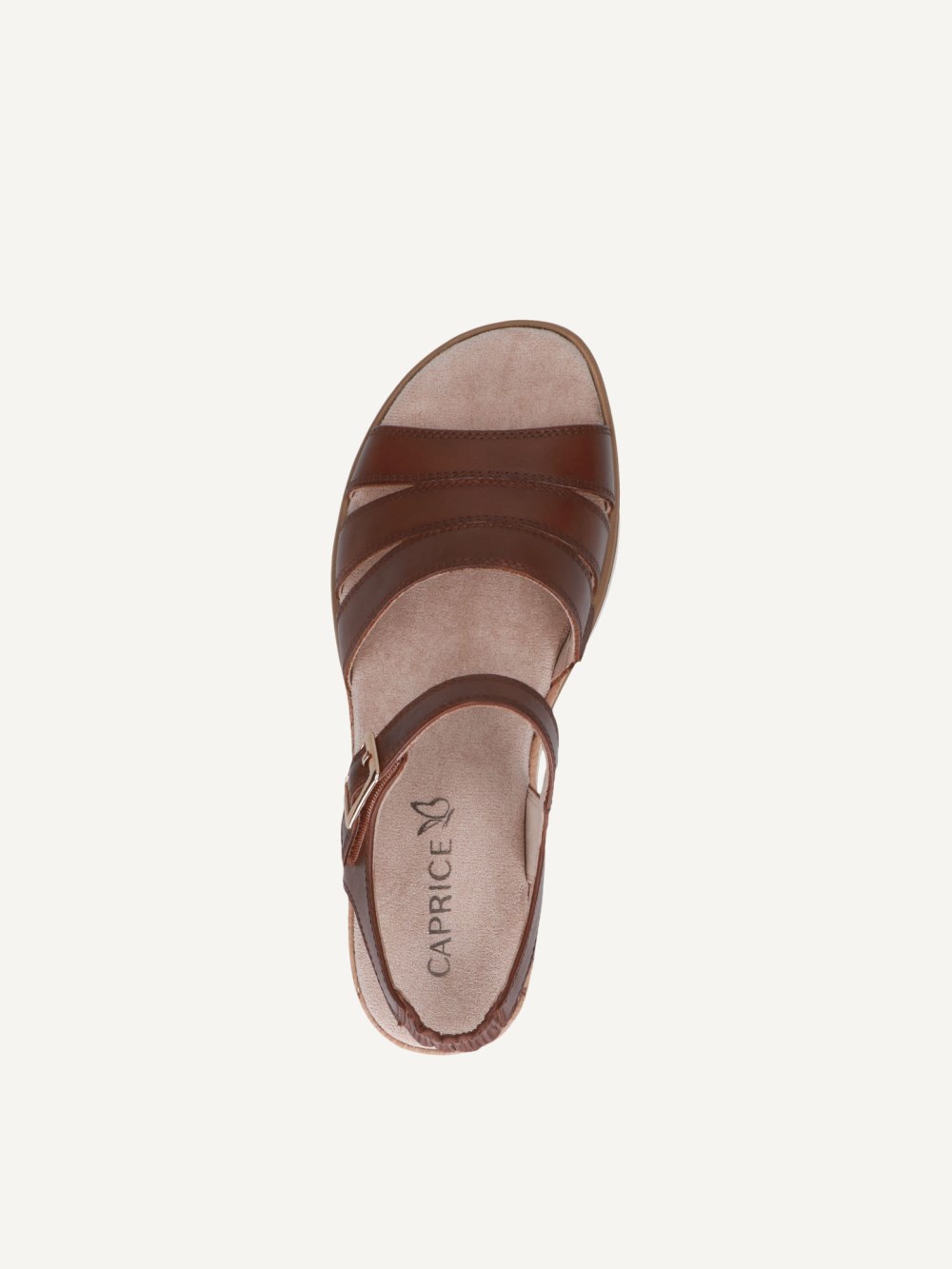 Caprice Sandalette - Cognac-Nappa
