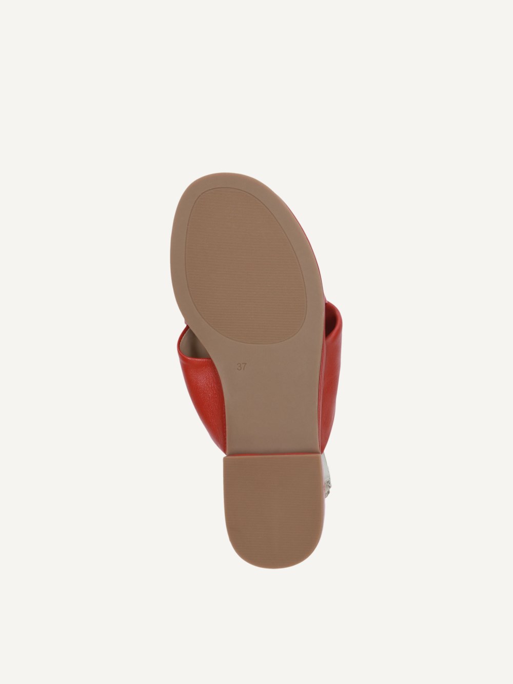 Caprice Pantolette - Rotes Nappaleder