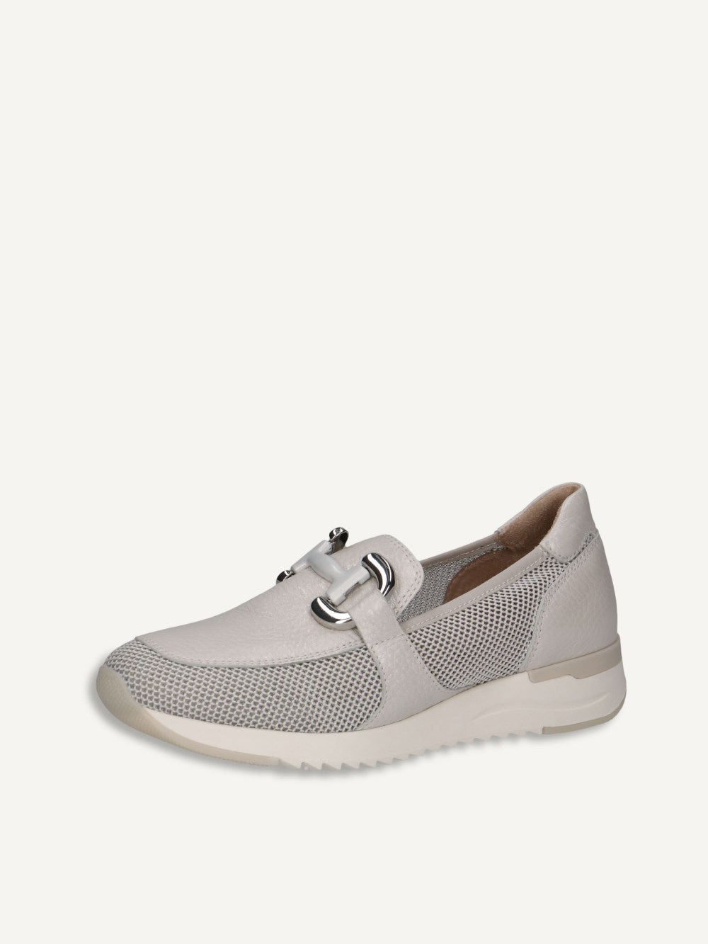 Caprice Slipper - Perlmutt-Kammleder