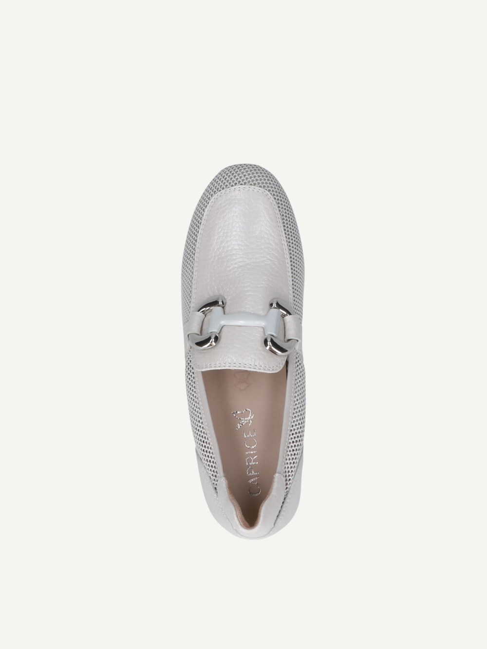 Caprice Slipper - Perlmutt-Kammleder