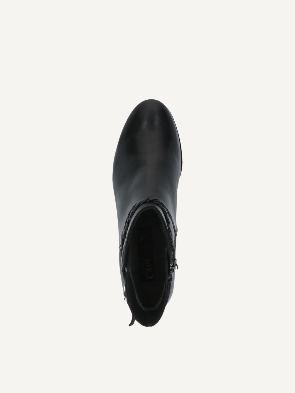 Caprice Stiefelette - Schwarzes Nappaleder