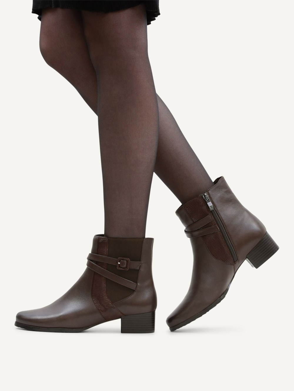 Caprice Stiefelette - Dunkelbrauner Kamm