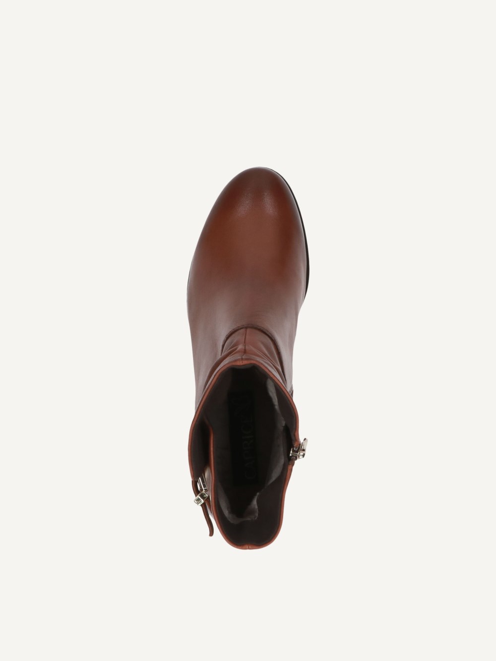 Caprice Stiefelette - Cognacfarbenes Nappaleder