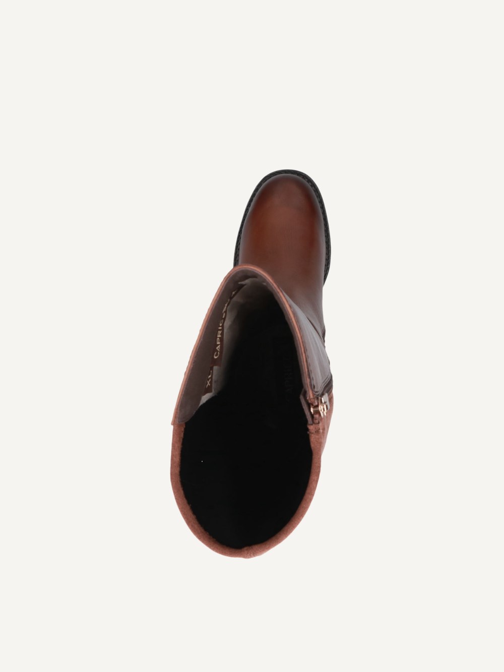 Caprice Stiefel - Cognacfarbenes Kammleder