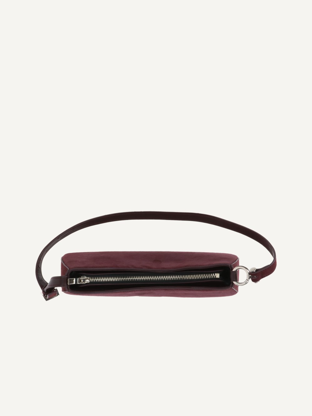 Caprice Handtasche - Bordeaux-Wildlederleder