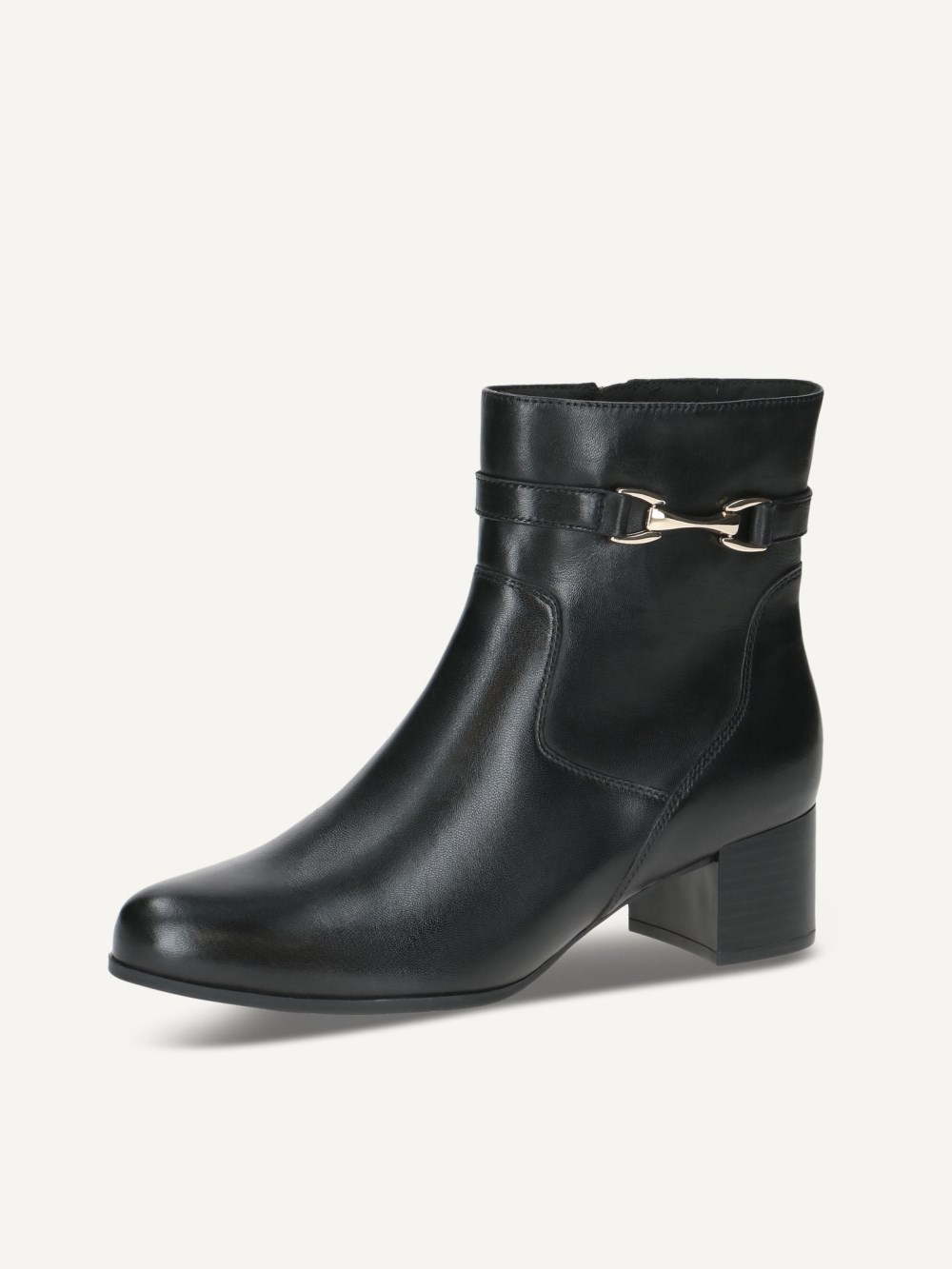 Caprice Stiefelette - Schwarzes Nappa