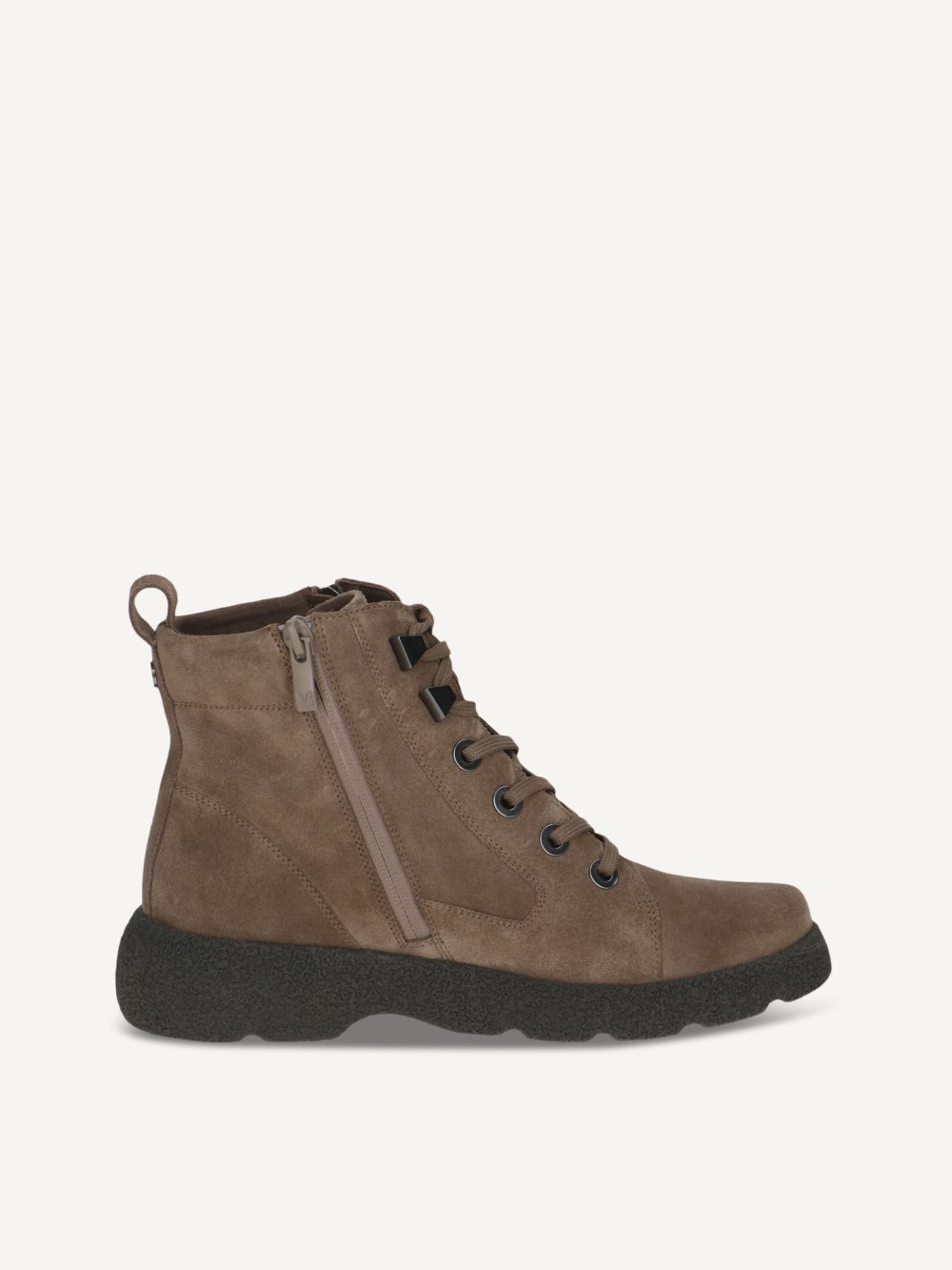 Caprice Stiefelette - Taupefarbenes Wildleder