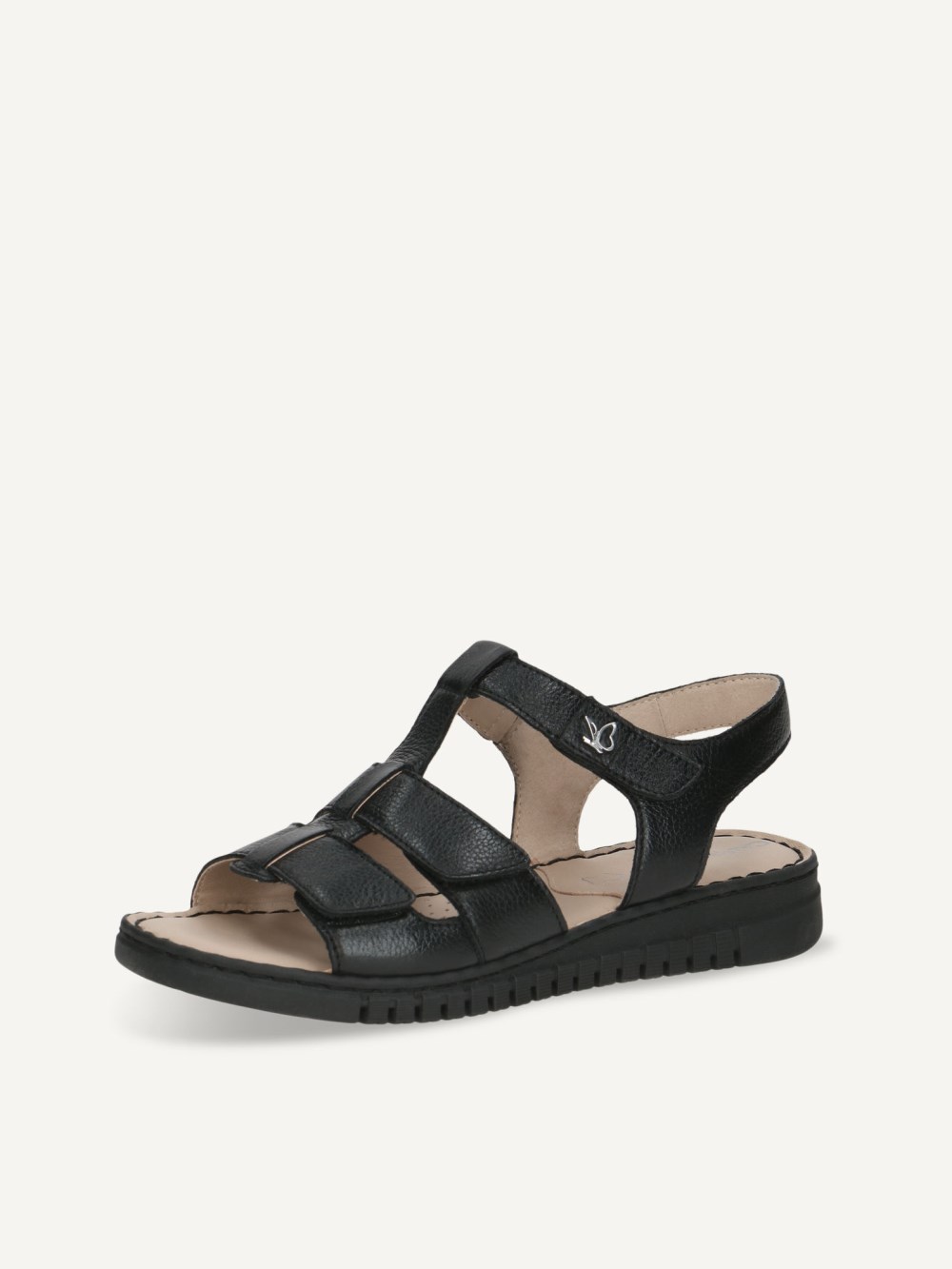 Caprice Sandalette - Schwarzes Nappa