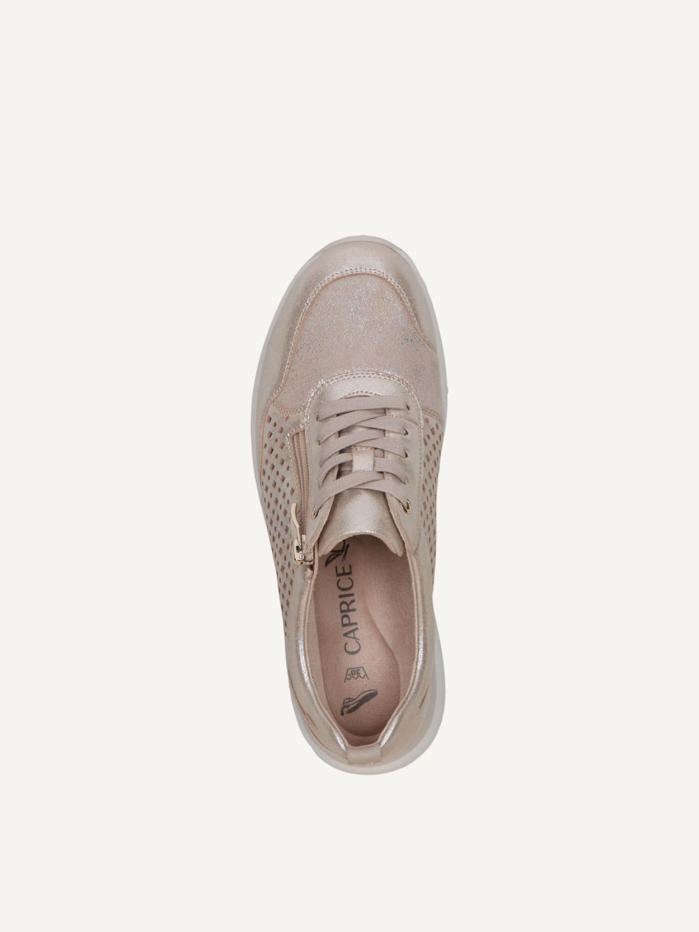 Caprice Sneaker - Taupefarbener Kamm