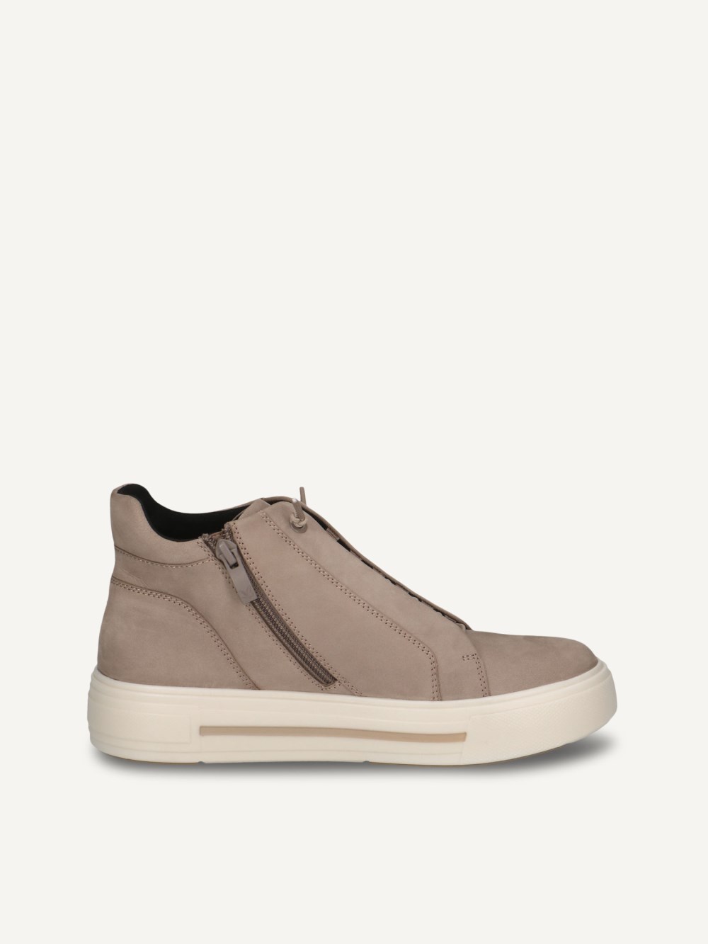 Caprice Sneaker - Schlammfarbenes Nubukleder