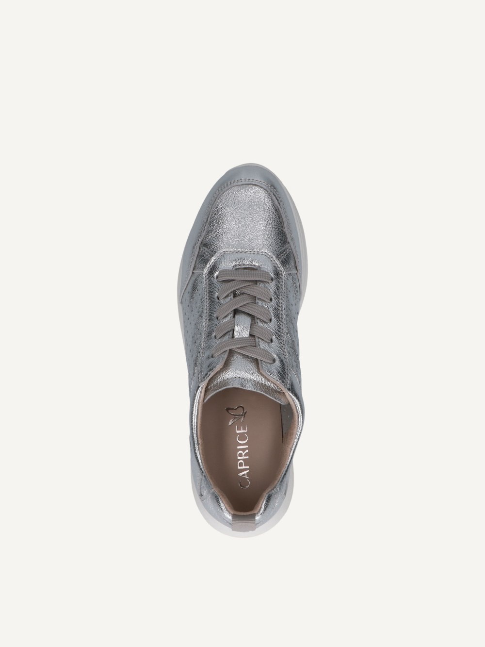 Caprice Sneaker - Silbermetall.