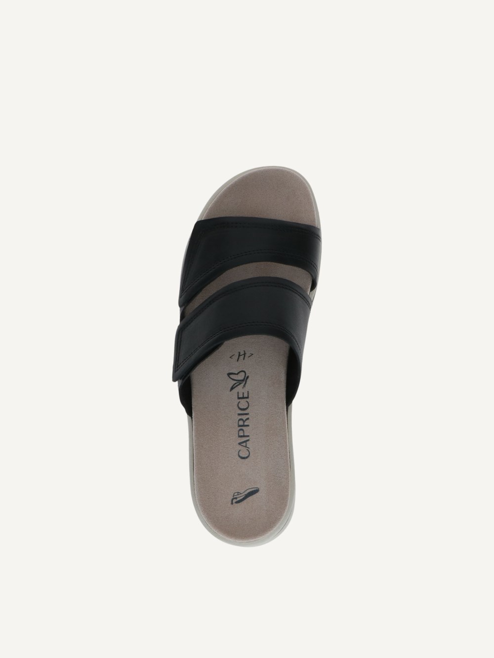 Caprice Pantolette - Schwarzes Nappa