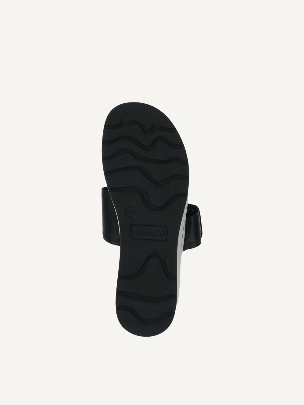 Caprice Pantolette - Schwarzes Nappa