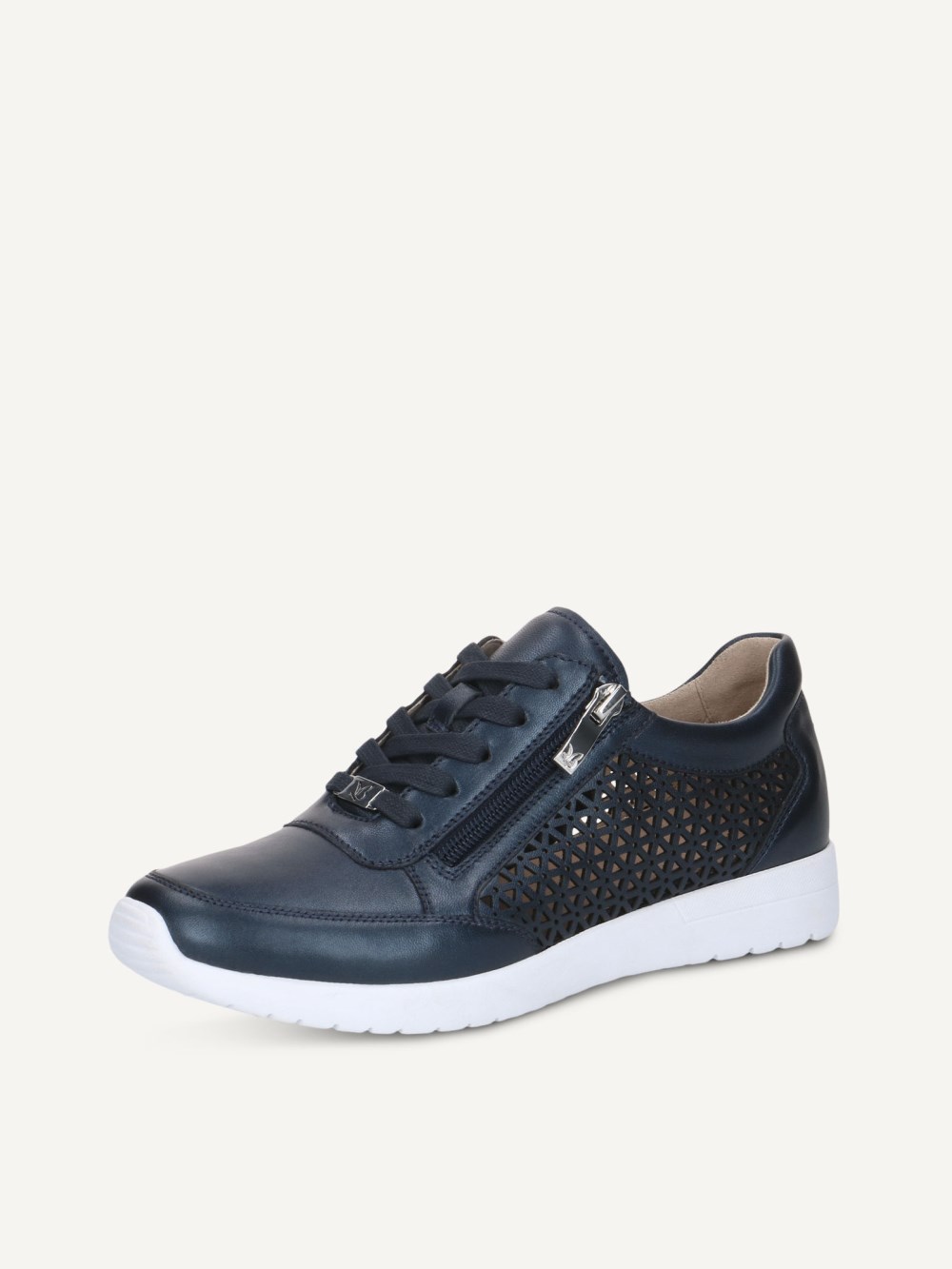 Caprice Sneaker - Marineblau-Perlmuttleder