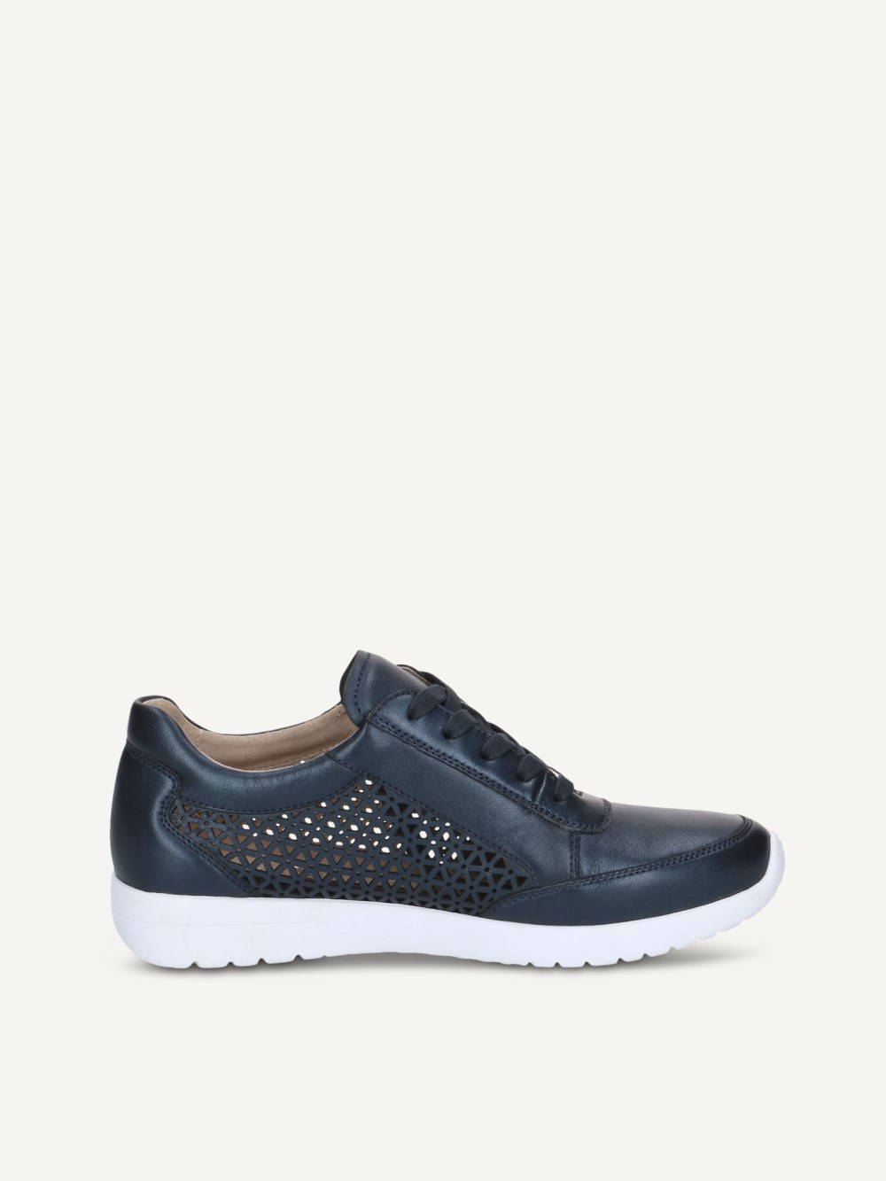 Caprice Sneaker - Marineblau-Perlmuttleder