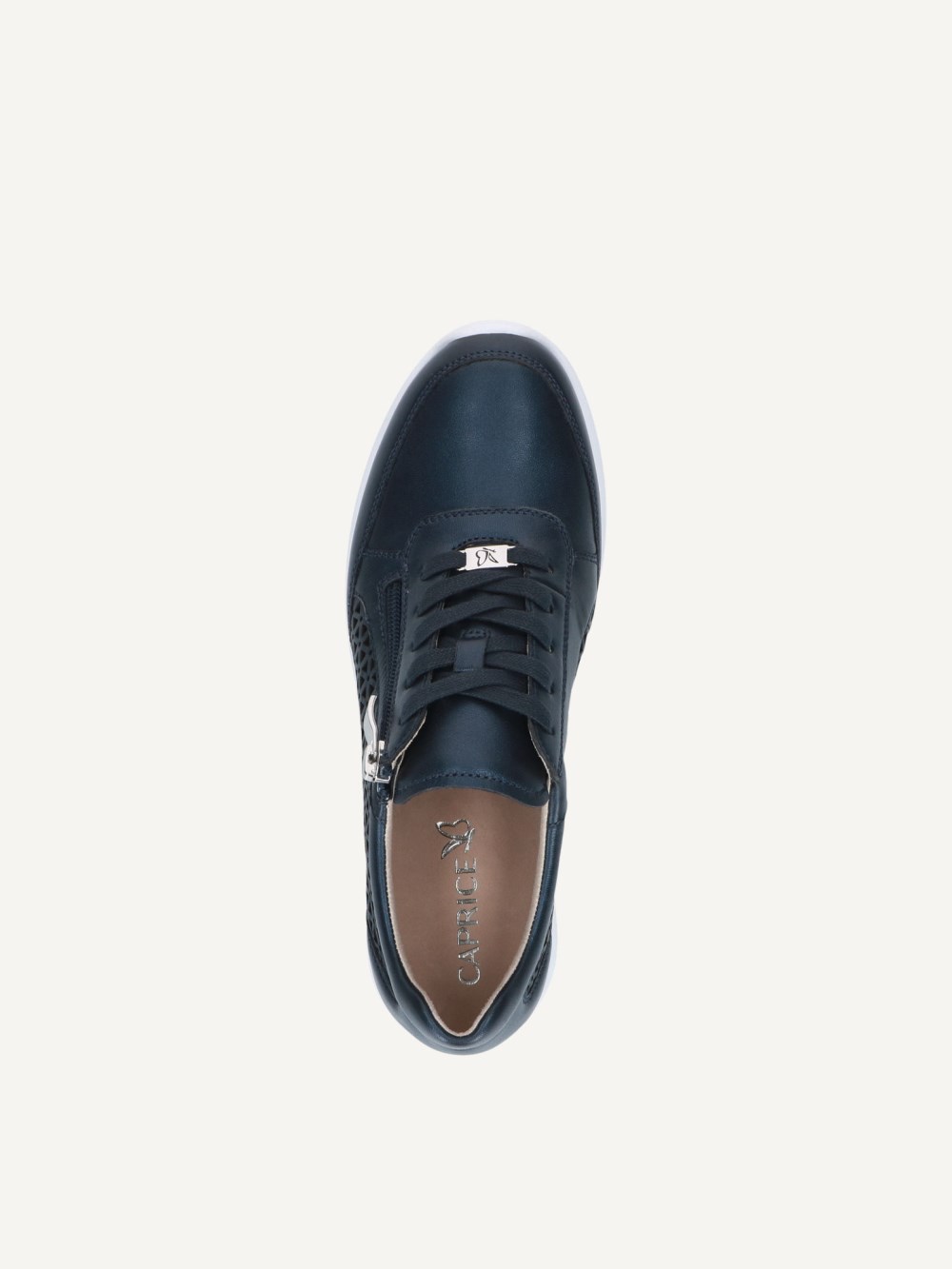 Caprice Sneaker - Marineblau-Perlmuttleder