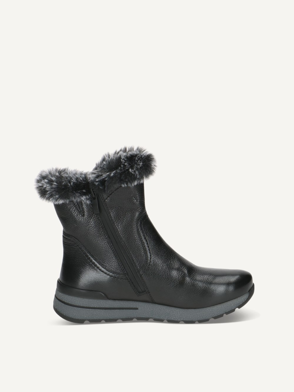 Caprice Stiefelette - Schwarzes Nappa