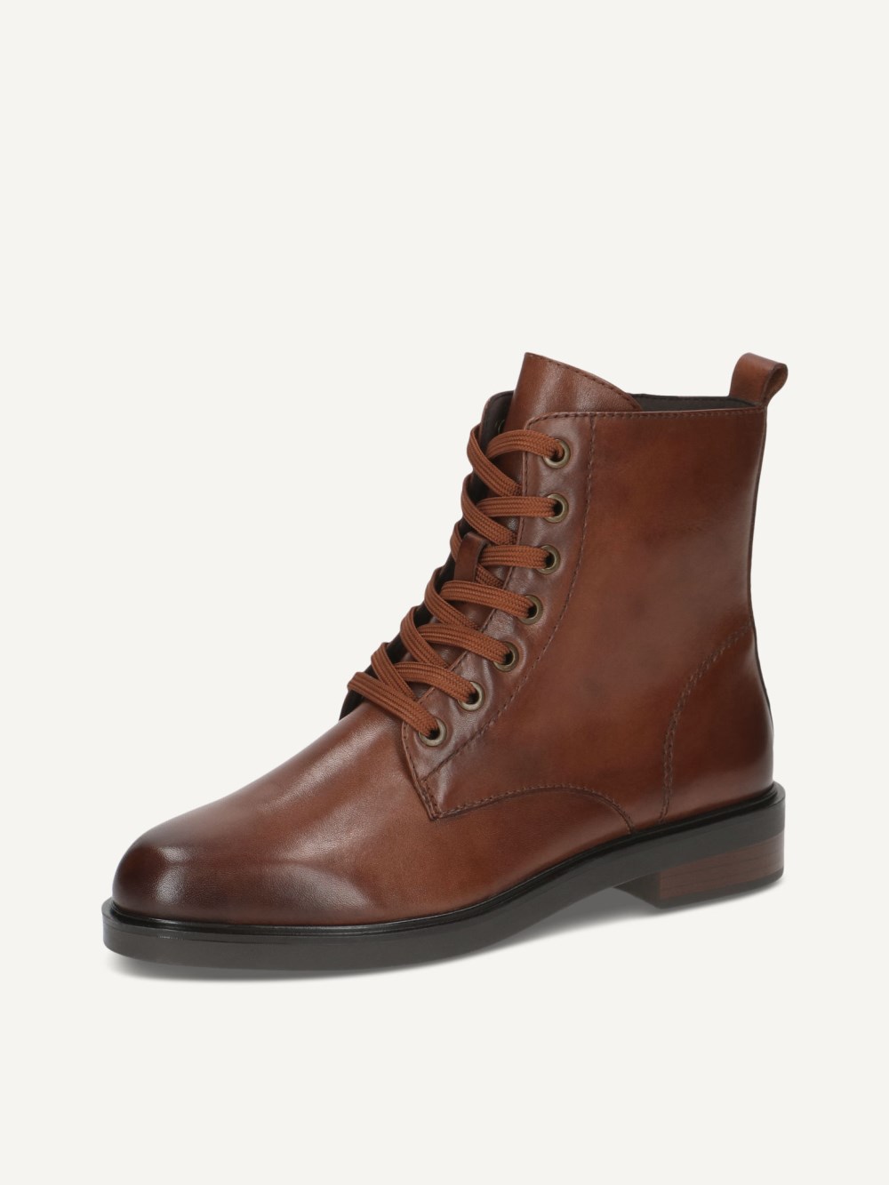 Caprice Stiefelette - Cognacfarbenes Nappaleder
