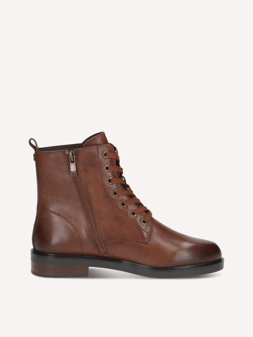Caprice Stiefelette - Cognacfarbenes Nappaleder