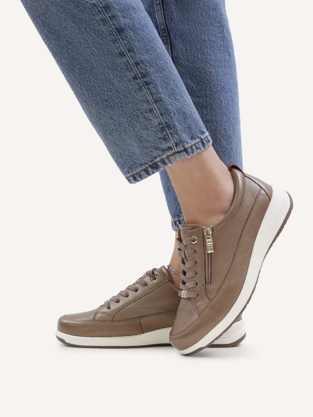 Caprice Halbschuh - Taupe-Perlmutt