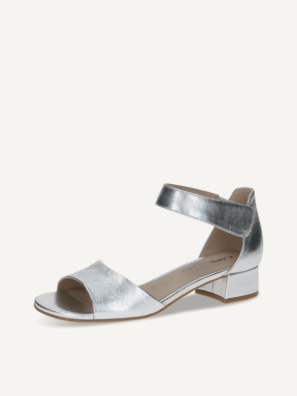 Caprice Sandalette - Silbermetallic