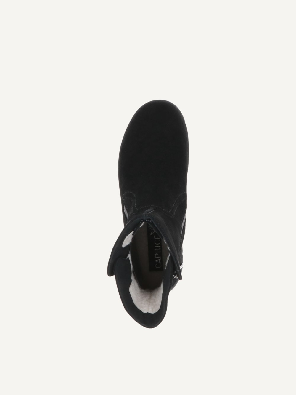 Caprice Stiefelette - Schwarzes Nubukleder