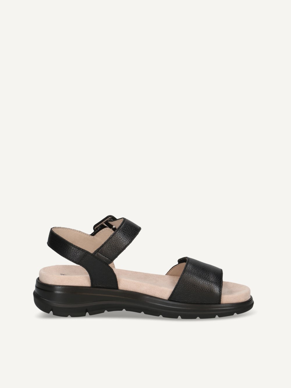 Caprice Sandale - Schwarzes Nappa