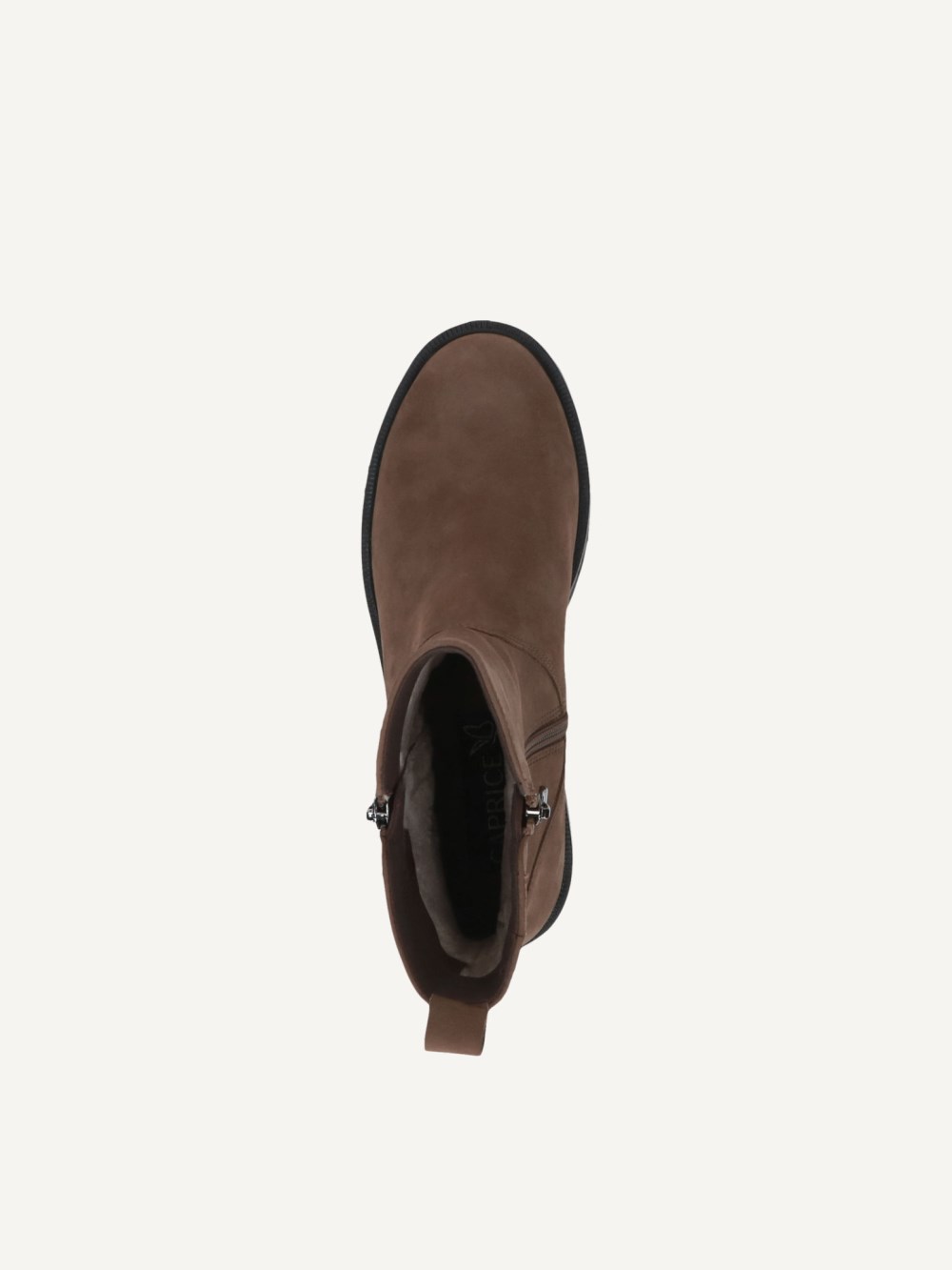 Caprice Stiefelette - Taupefarbenes Nubukleder