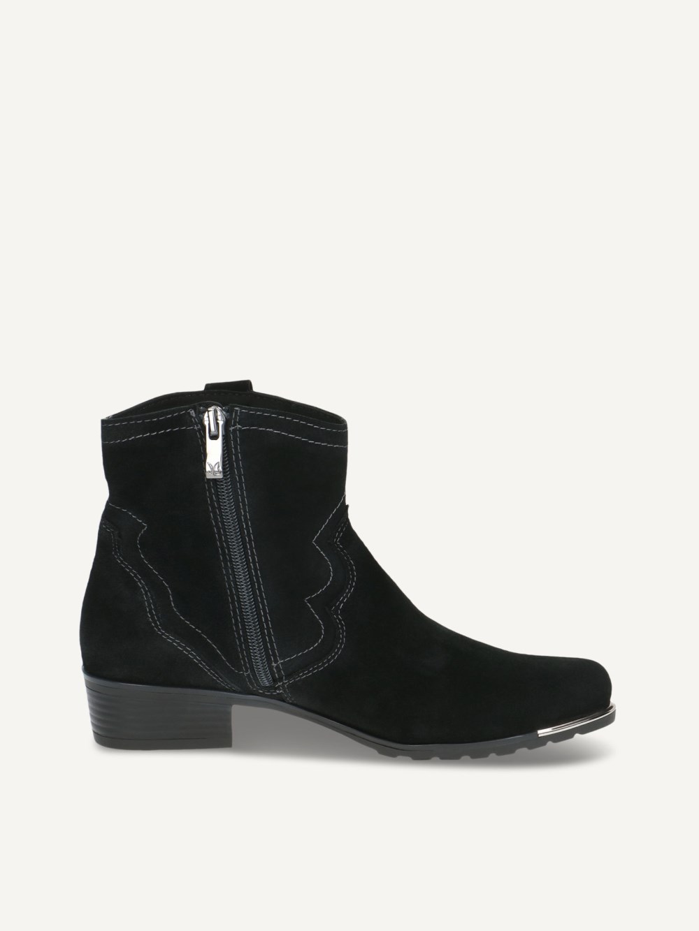 Caprice Stiefelette - Schwarzes Wildleder