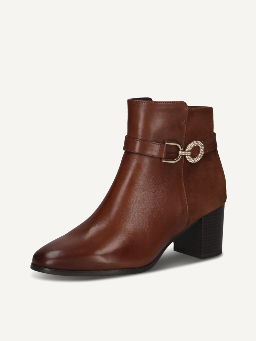 Caprice Stiefelette - Cognacfarbener Kamm