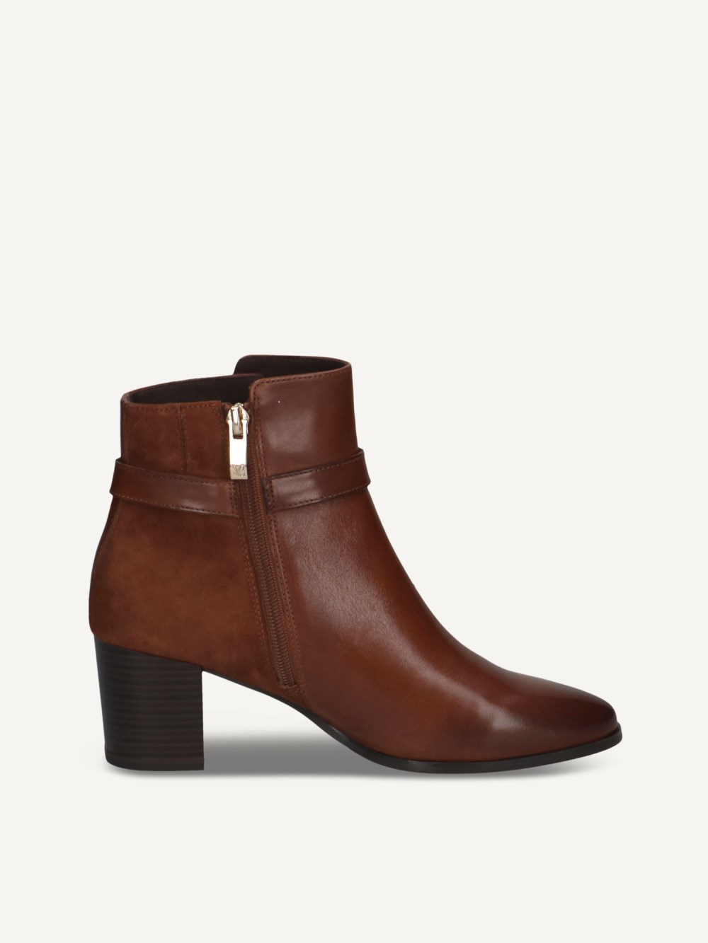 Caprice Stiefelette - Cognacfarbener Kamm