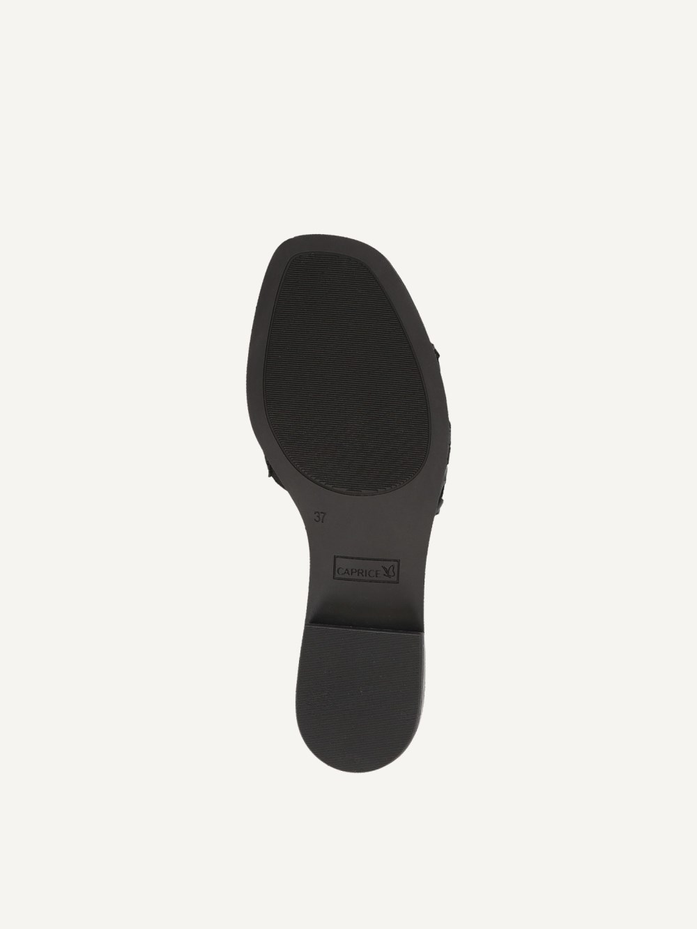 Caprice Pantolette - Schwarzes Nappaleder