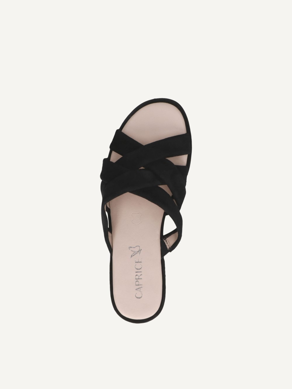 Caprice Pantolette - Schwarzes Wildleder