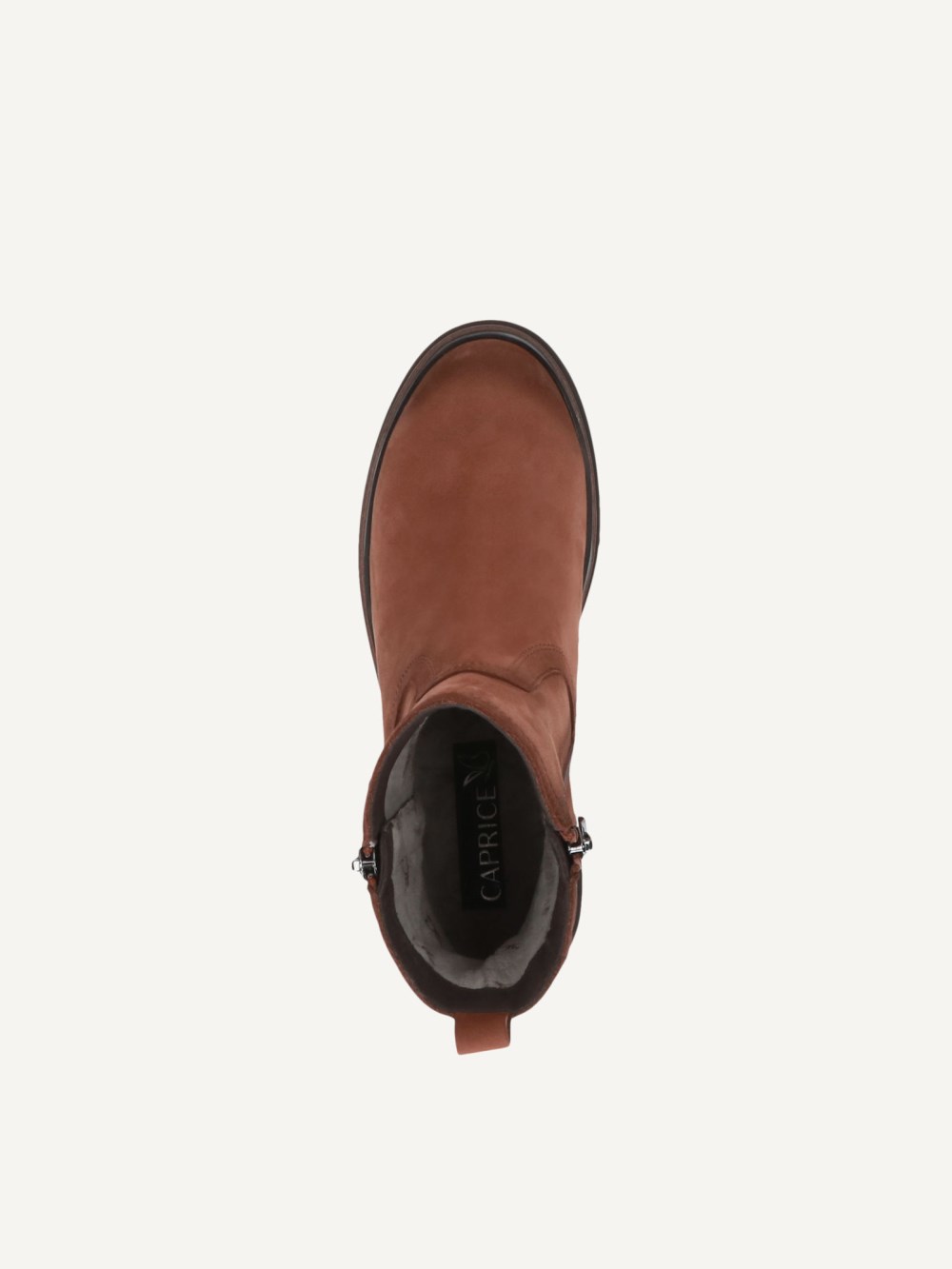 Caprice Stiefelette - Cognacfarben Nubuk