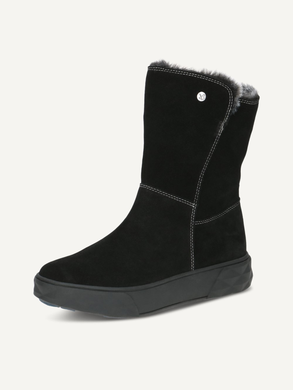 Caprice Stiefelette - Schwarzes Wildleder